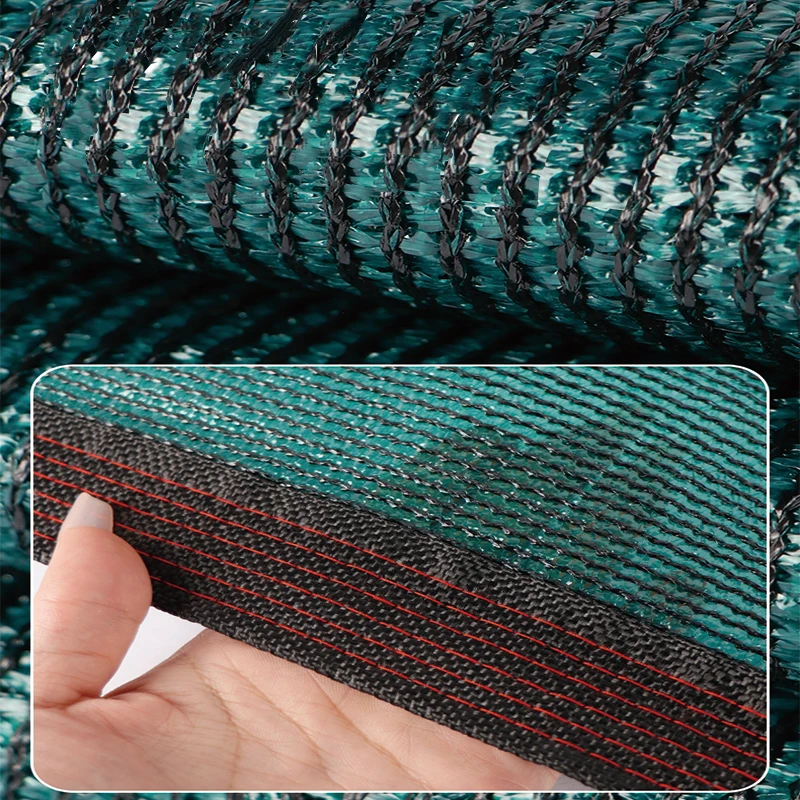 Forest Green Sun Shade Netting - Ideal for Balconies Chicken Coops and Outdoor Pet Zones (3PIN 6PIN)