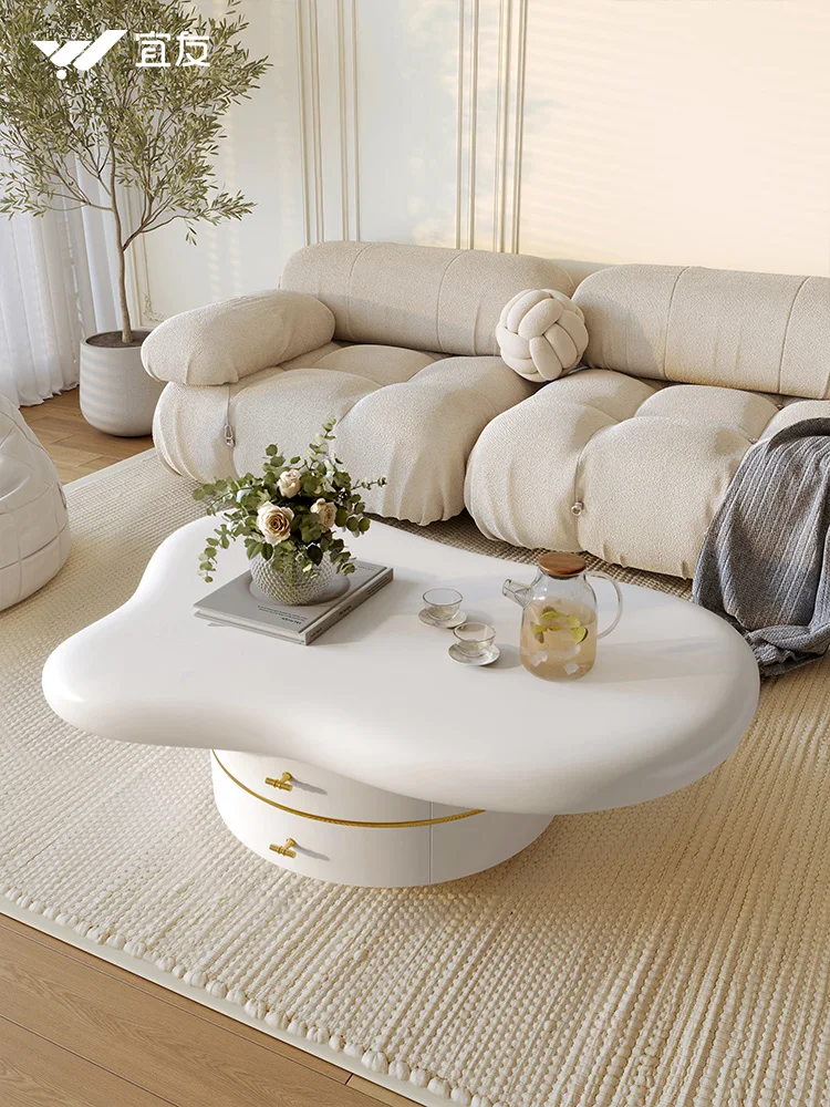 

XL Cloud Coffee Table Living Room Home Internet Celebrity Modern Creative French Shaped Tea Table