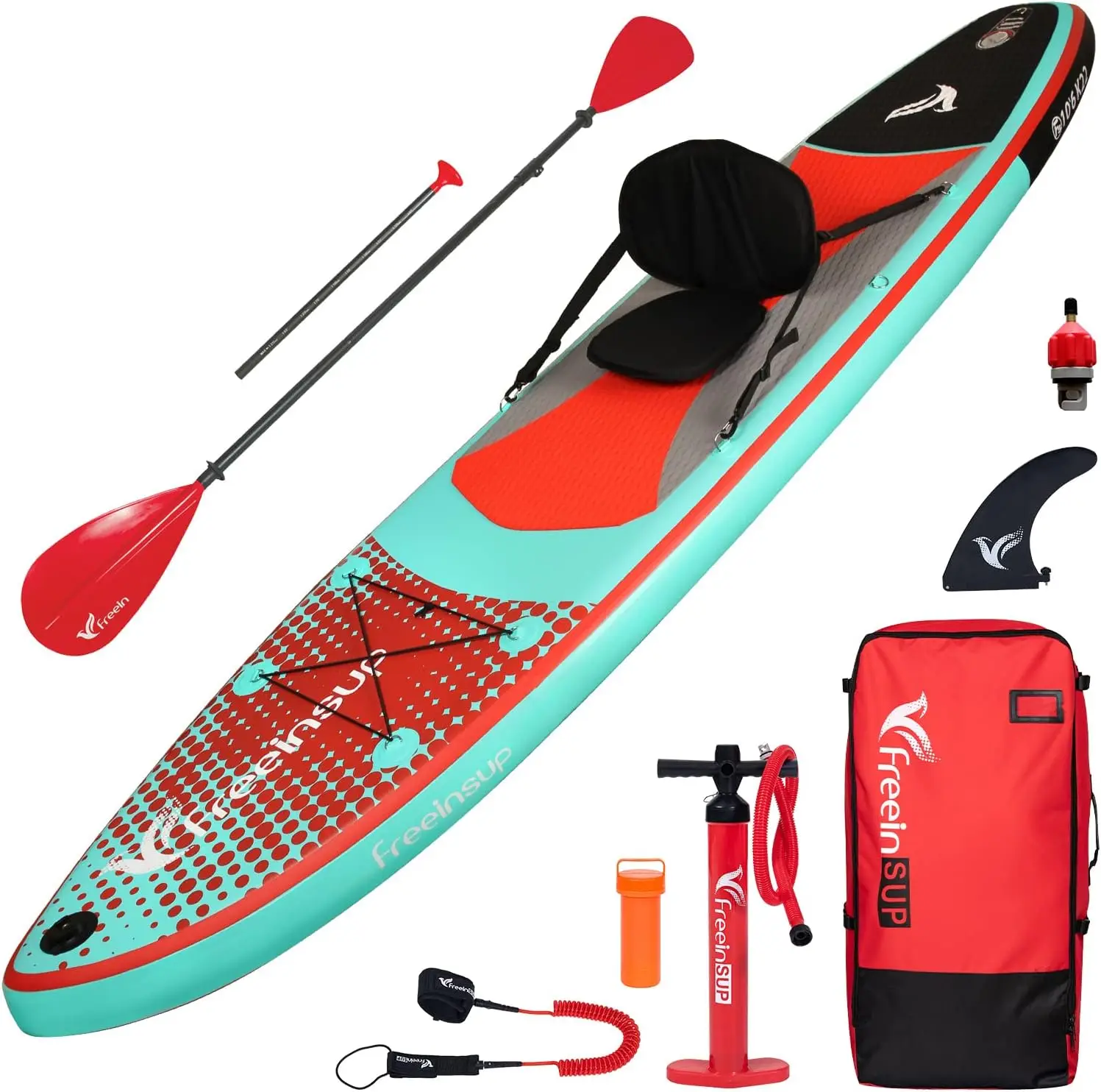 

SUP Inflatable Stand Up Paddle Board with Kayak Seat,paddle boards for adults 10'/10'6”/11', accessories sup pump adaptor