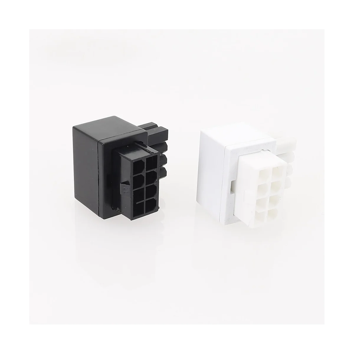 محول طاقة ATX ذكور وإناث ، موصل توجيه طاقة GPU لرسومات أجهزة سطح المكتب ب ، بزاوية 90 درجة إلى 8 دبوس ذكور ، 5