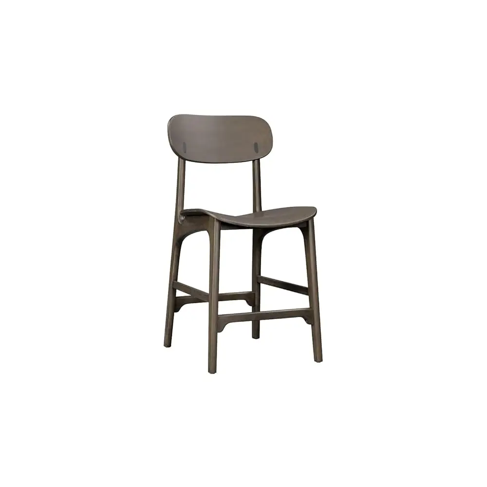 Solvang Wood Counter Stool - Carbonite Finish