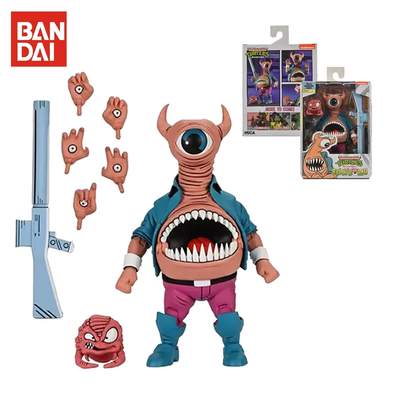 Bandai Genuine New Neca Tmnt Adventure Eastman And Laird'S Bellybomb Acton Figures Collection Anime Model Child Birthday Gift