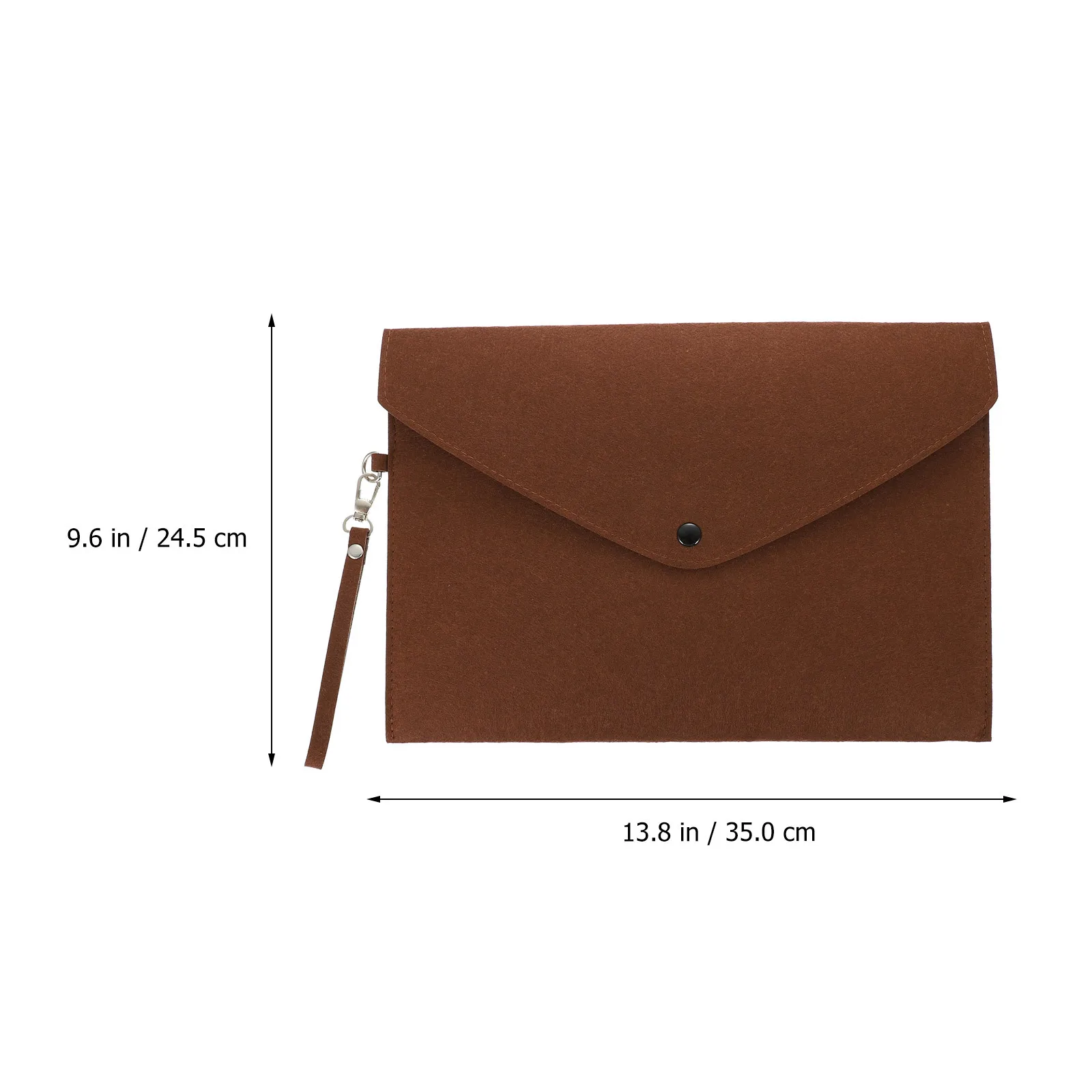 

Office A4 Felt File Button Business Paper Organizer Document Storage Folder Folders for Documents