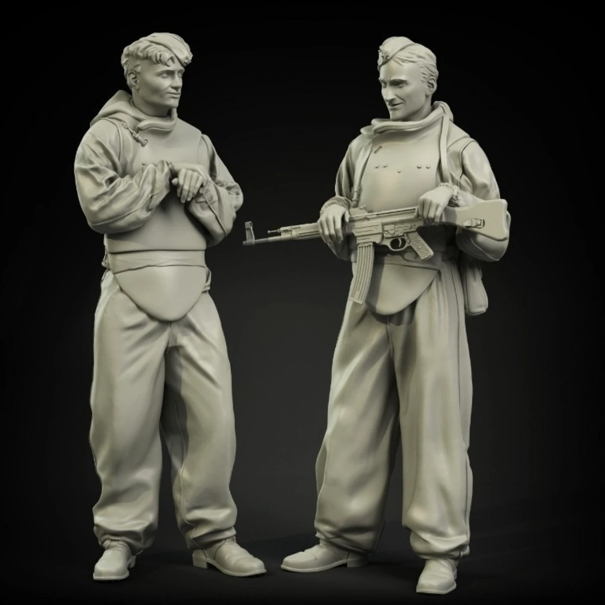 1/35 resin unpainted model kit, military theme, Soviet assault engineer group unassembled and unpainted GK, 1631R