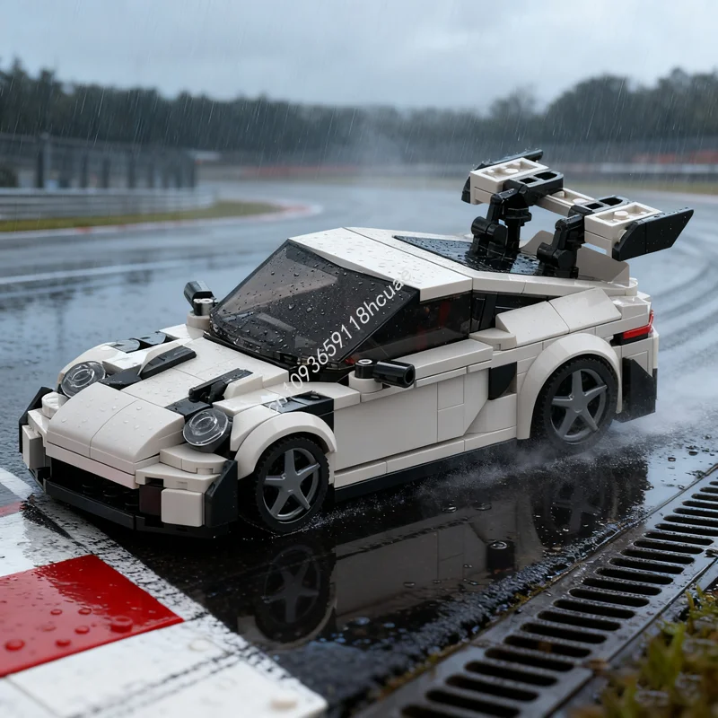 

400pcs MOC Porscheed City Champions Supercar Model Building Blocks Christmas Gifts Toys Assemble DIY Creative Idea Brick