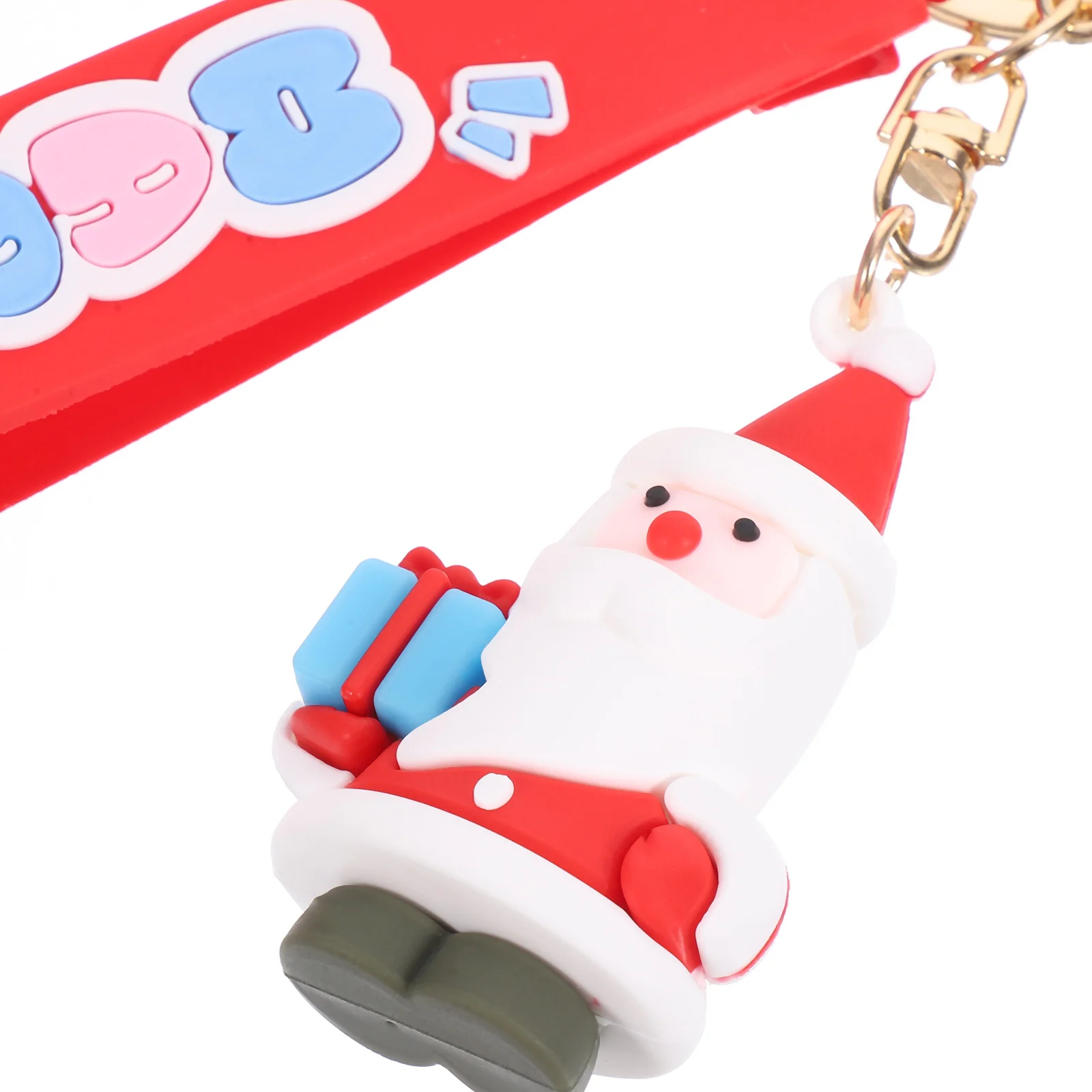 

2Pcs Christmas Keychain Santa Claus Snowman Pendant Decorative Bag Accessory Xmas Gift Christmas Keychain Xmas Key Chain