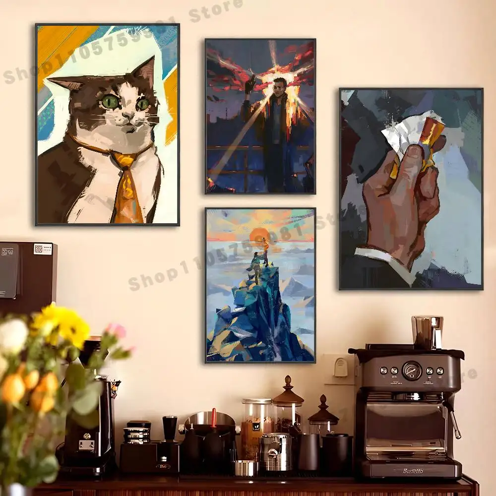 D-Disco E-Elysium Harrier Poster For Wall Prints for Living Room Bedroom Office Home Decoration Gift