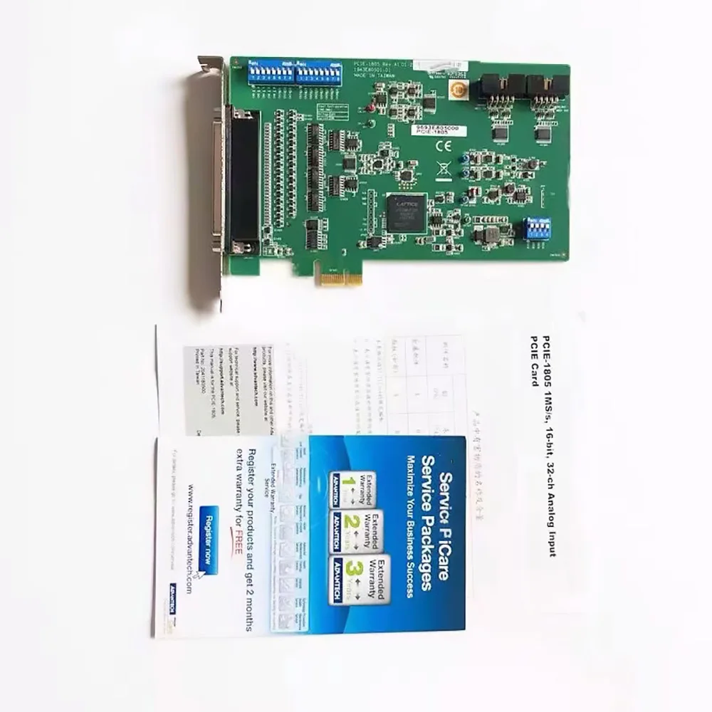 For Advantech PCIE-1805-AE 32-channel 16-bit 1MS/s Analog Input Pcie Acquisition Card