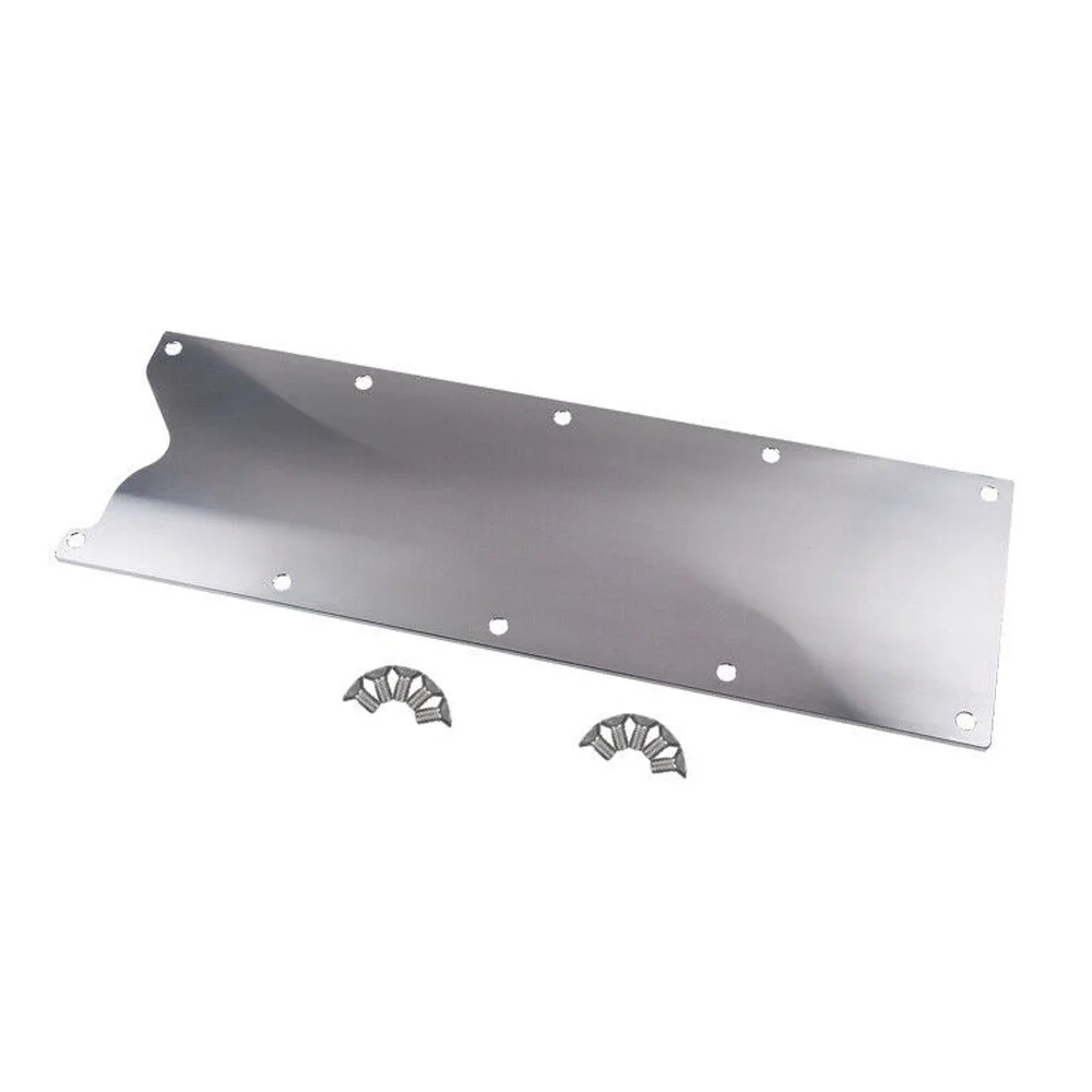 Auto LS Gen 3 Billet Valley Pan Cover Plate (Knock Sensor Delete) LS1 Compatible With All Gen III Engine Blocks