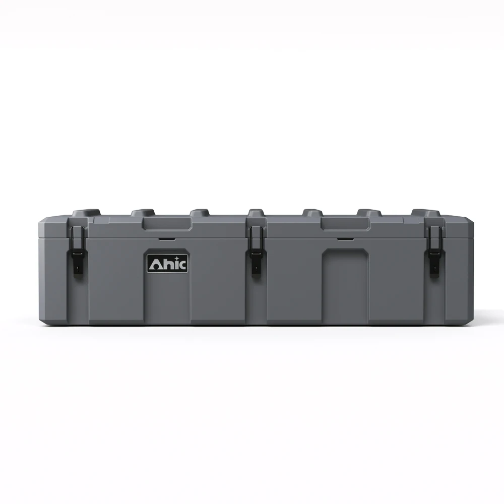 110L Rugged Case LLDPE Cargo Case Hard Plastic Rotomolded Tool Box 4WD Storage Box Roof Rack Low Profile Desert Tan Case