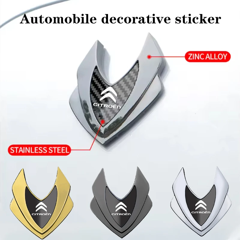 3D Metal guardabarros lateral del coche maletero cuerpo emblema insignia pegatina para Citroen C3 C4 X7 Xsara Picasso Crosser JUMPY NEMO accesorios de coche
