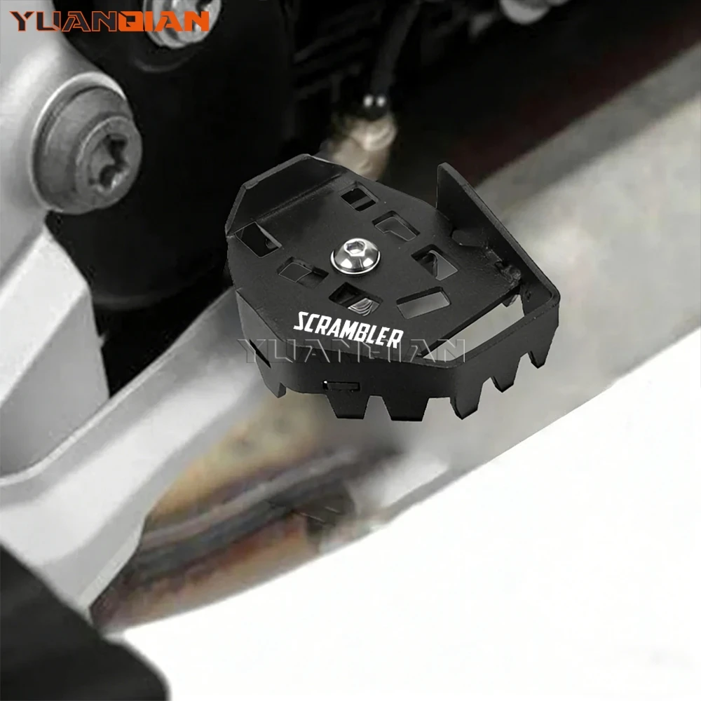 

Motorcycle Brake Lever Extension Pedal Step Tip Plate Enlarge Extender For Ducati Scrambler 400 800 1100 Scrambler800 2014-2026