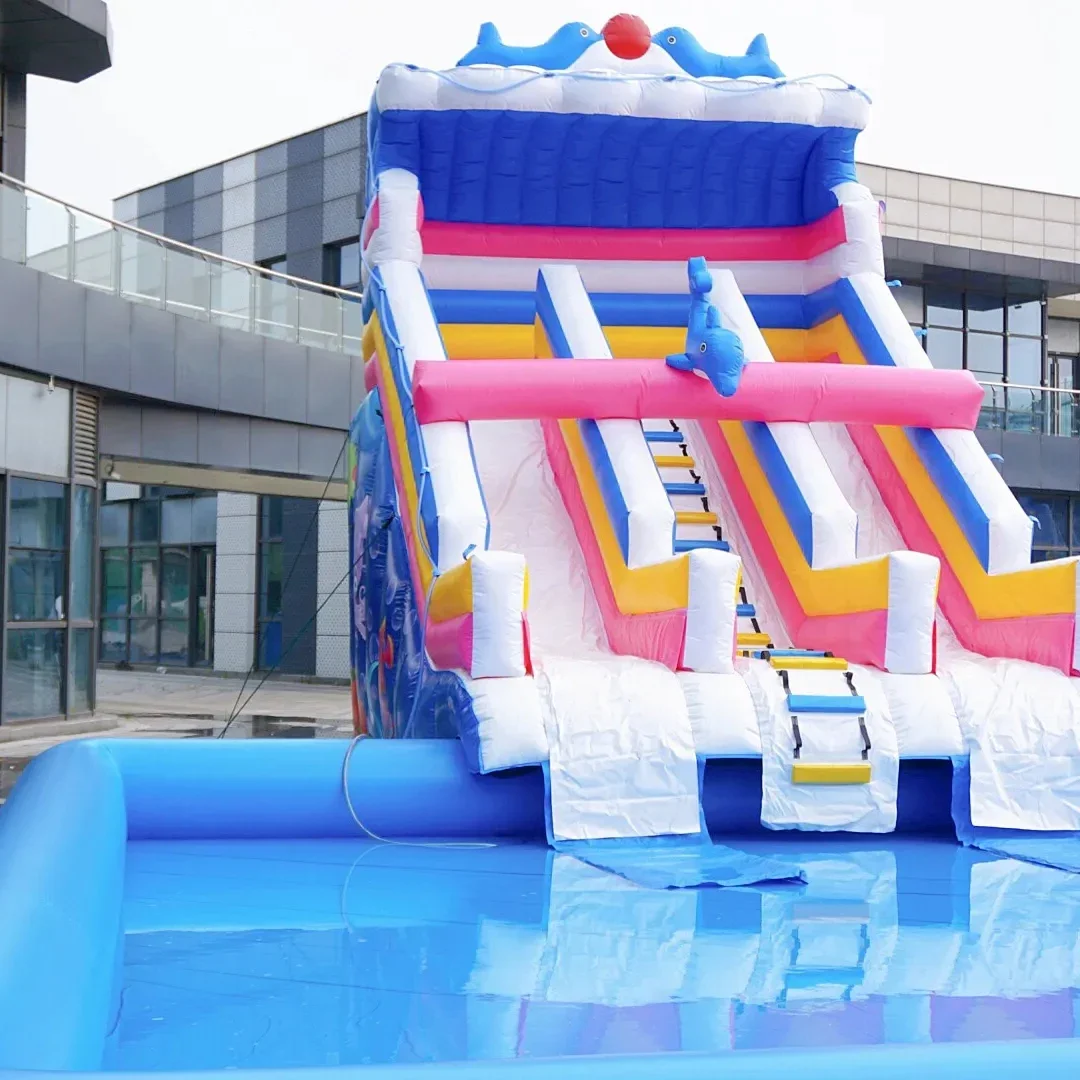 Children's Water Slide Amusement Park Outdoor Happy Swimming Pool Adult Water Park Water Playing Equipment