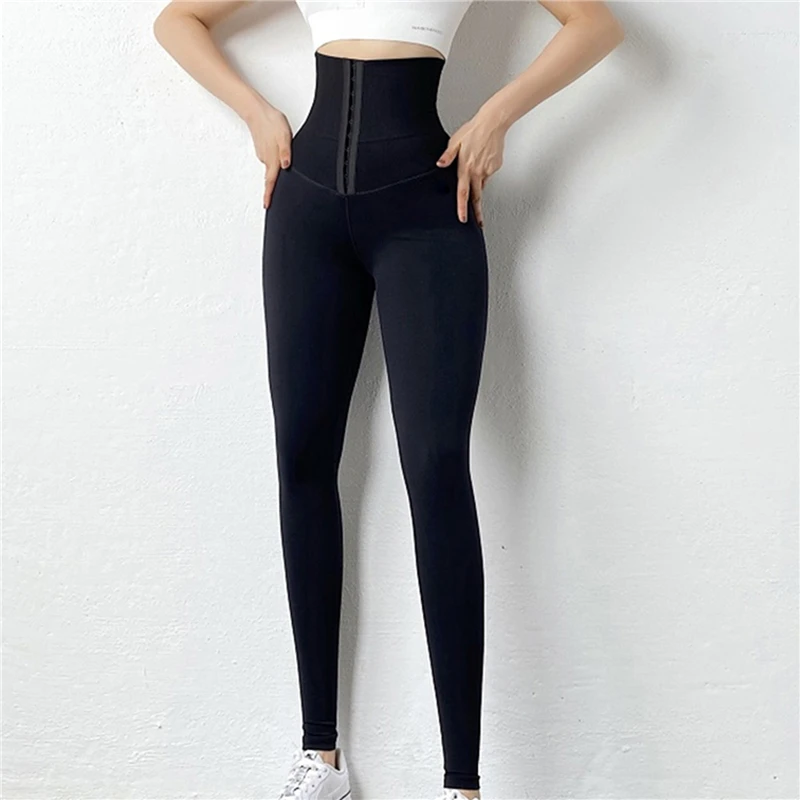 Pantalones de Yoga elásticos para mujer, mallas deportivas de compresión de cintura alta, con realce, para correr, gimnasio y Fitness, 2023