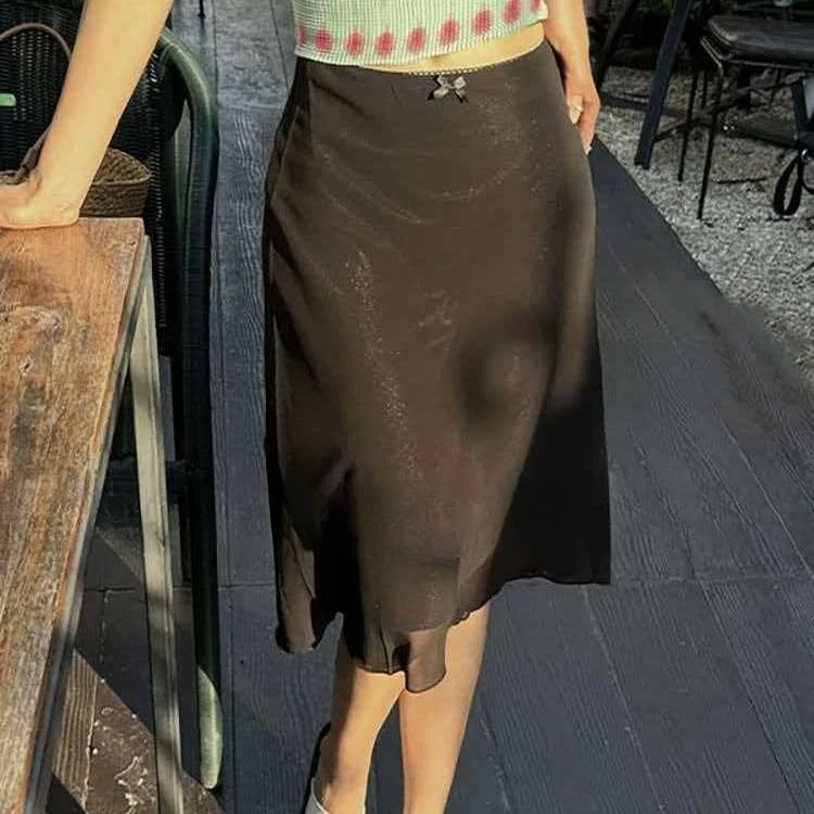Sommerliche Casual-Mode Schicke Damenröcke Neue Damen-Hochtaillenrock mit Streifen Süßer Koreanischer Stil Plissierter Rock