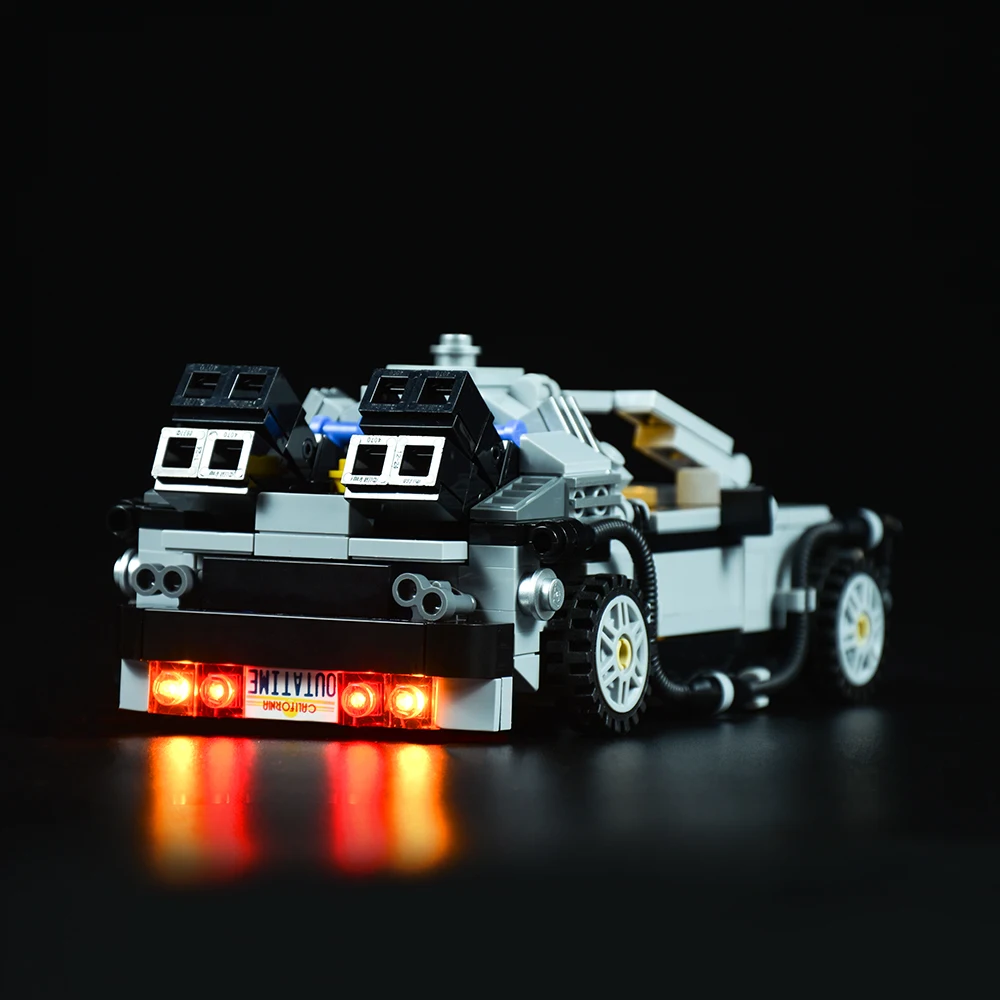 Led Light Kit For 21103 Back To The Future - The DeLorean Time Machine  DIY Toys Set (Not Included Building Blocks)