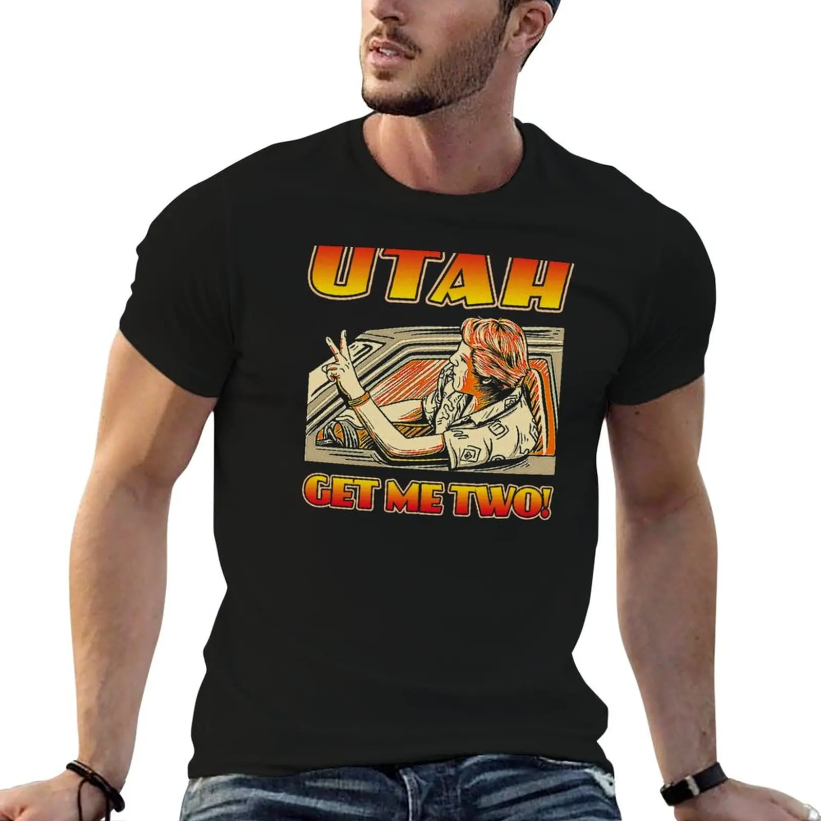 

Utah Get Me Two T-Shirt anime t shirts for man man t shirts graphic T-Shirt