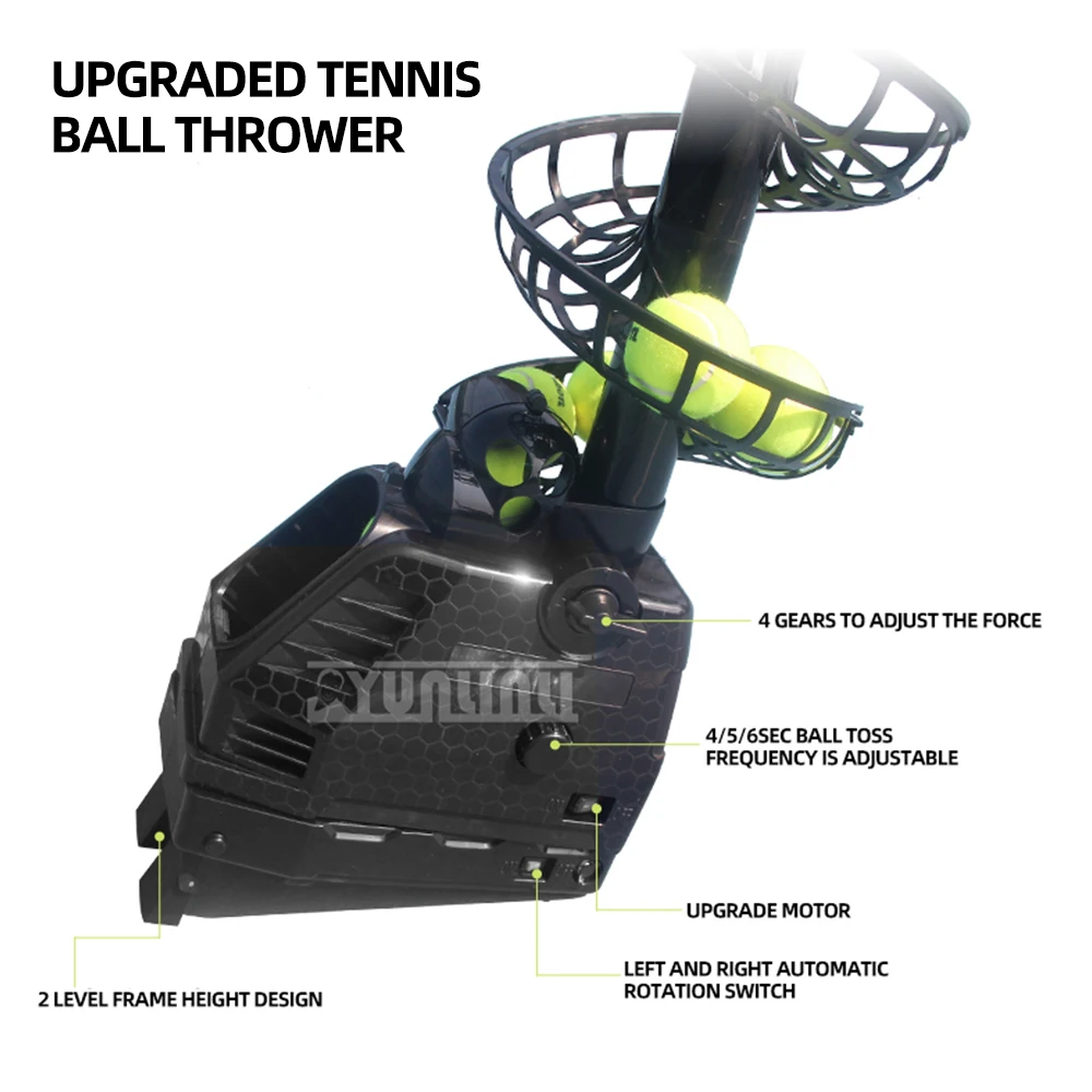 

Новая автоматическая машина для подачи тенниса, небольшой портативный автоматический тренировочный тренажер для спарринга мяча, одиночный обучающий тренажер