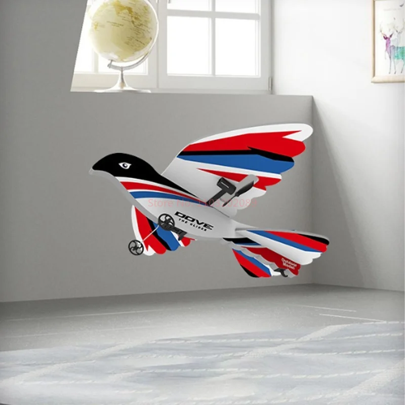 Modello di aereo ad ala fissa telecomandato Aliante Kt Board Technology Board Modello di aereo giocattolo resistente alle cadute Giocattoli di aeroplano