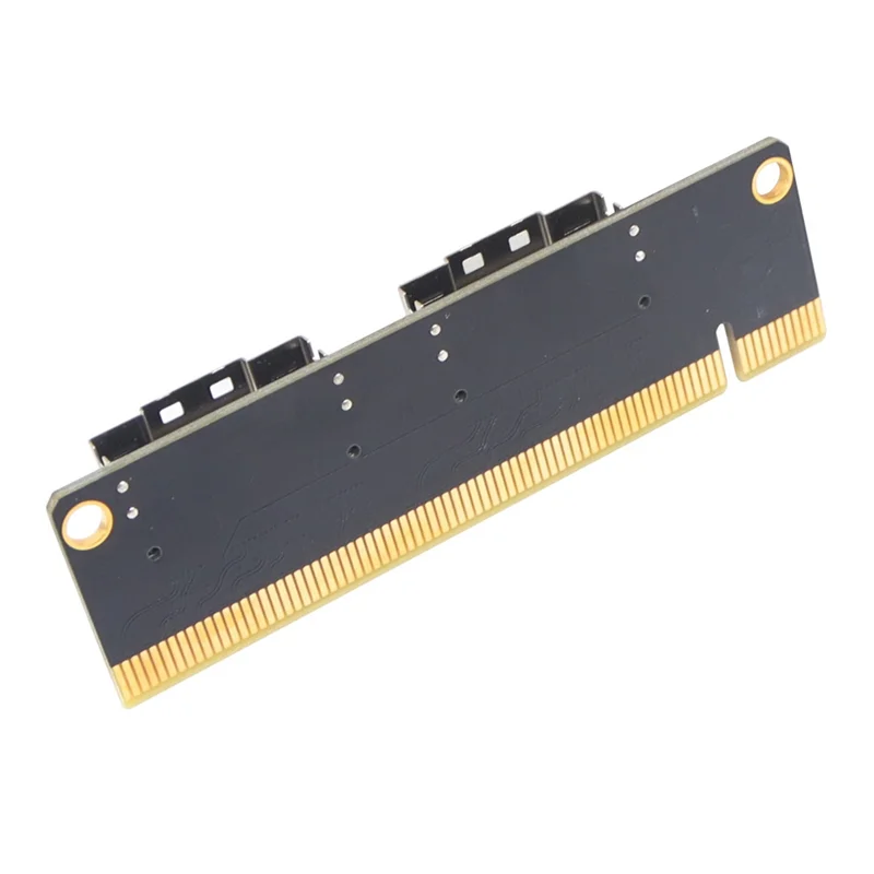

New--Pcie 4.0 X16 To 2 Ports Nvme Expansion Card PCI-E 4.0 16X To Slimsas 8I X2 SFF8654 Graphics Card SSD Adapter Card