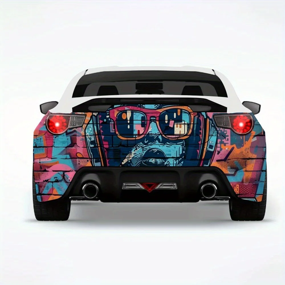 

Уличная наклейка с изображением граффити, виниловая наклейка на заднюю часть автомобиля, водонепроницаемые самоклеящиеся виниловые наклейки для хвоста и бампера автомобиля