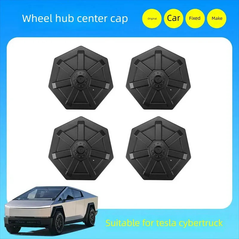 Hubcap For Tesla Cybertruck Wheel Hub Center Cap Cover  ABS Modification Accessories ,Fit 20