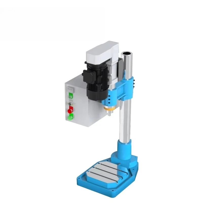 Vertical Bench Drill Press Motor Bearing Gear 22mm Max Drilling Automatic CNC Single Station Tapping Drilling Machine