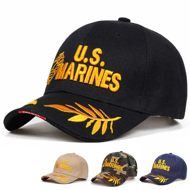 US Letter Snapack Stickerei Snapback Baseballkappen Frühling und Herbst Outdoor Verstellbare Freizeithüte Sonnenschutzhut