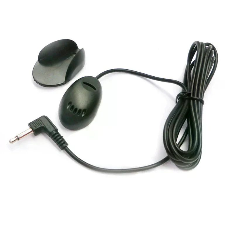 Mini micrófono adhesivo para coche, micrófono con cable de 3,5 mm para estéreo de coche, micrófono manos libres   ﻿