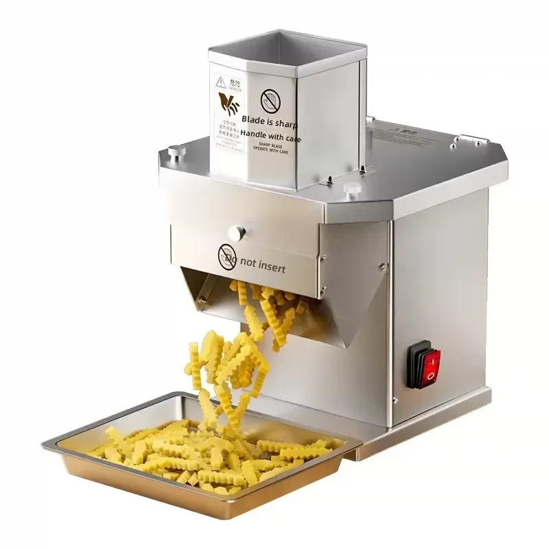 Commercial Restaurant Spike Chip Cutter with Potato Chip Cutting Function New