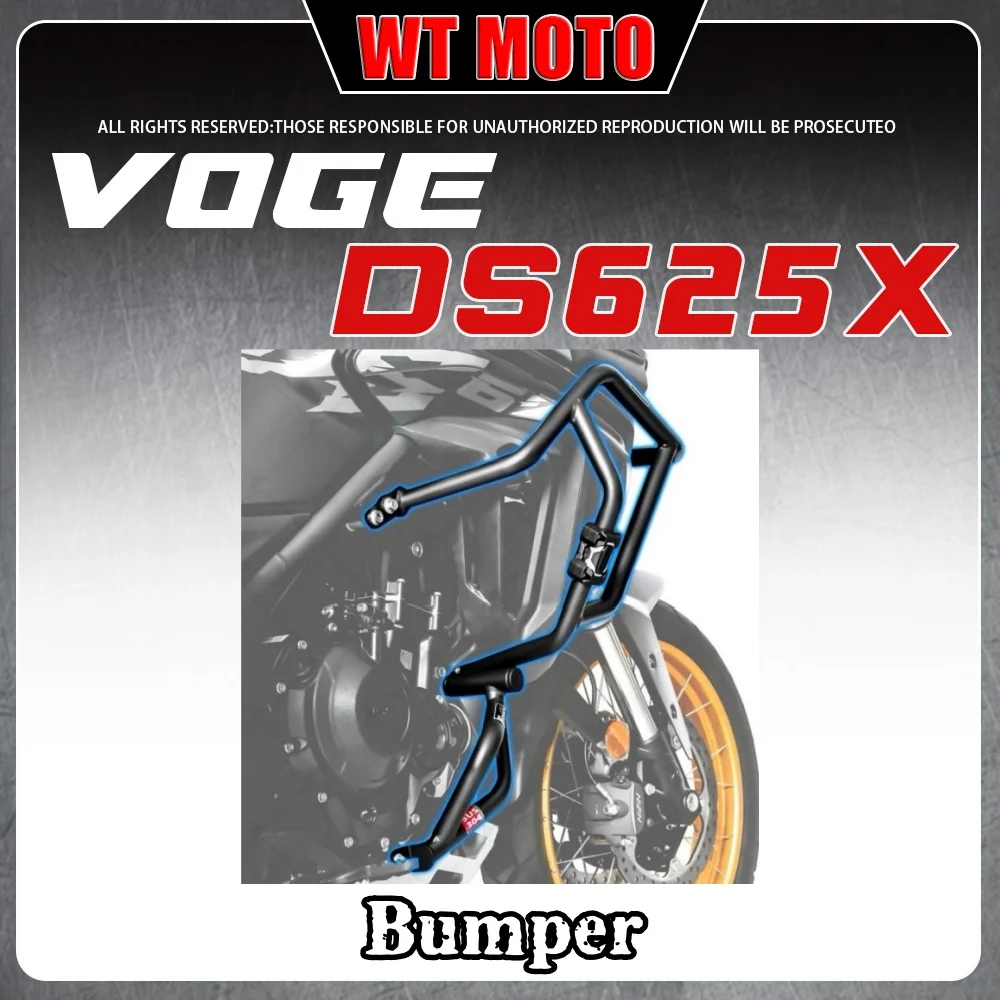 

Для VOGE DS625X модификация бампера из нержавеющей стали, верхние и нижние бамперы VOGE DS625X, боковая коробка с тремя коробками из алюминиевого сплава