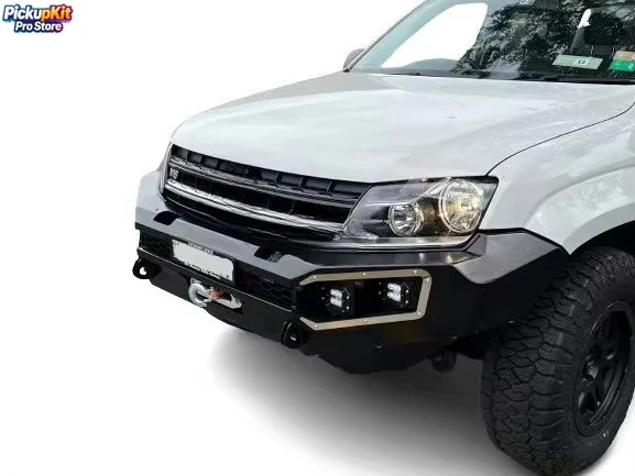 

Heavy‑Duty Steel Bull Bar Front Bumper with Winch Mount & Recovery Points for Amarok 1st Gen