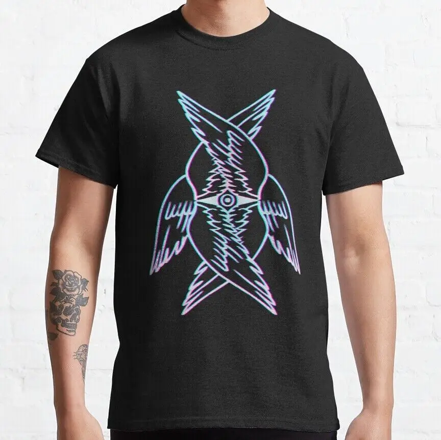 NEW LIMITED Iridescent Glitch Biblical Angel Seraphim Classic Premium ArtT-ShirtAnime Pattern Clothing Y2K Summer