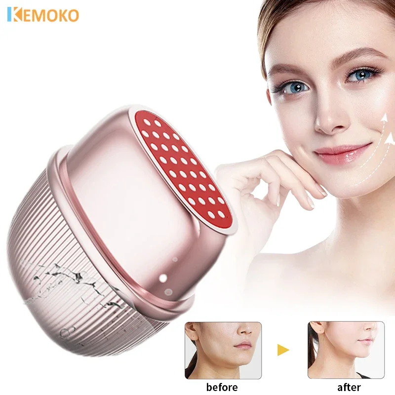 3 em 1 máquina massageadora de levantamento facial profissional ems levantamento da pele aperto rejuvenescido anti rugas dispositivo facial ferramenta