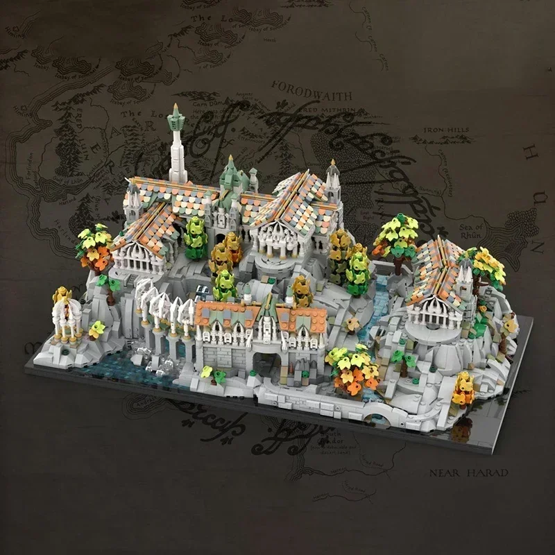 Popular Movie Mode Moc Building Blocks Mini Craft Castle Technical Street View Bricks DIY Assembly Construction Holiday Gift Toy
