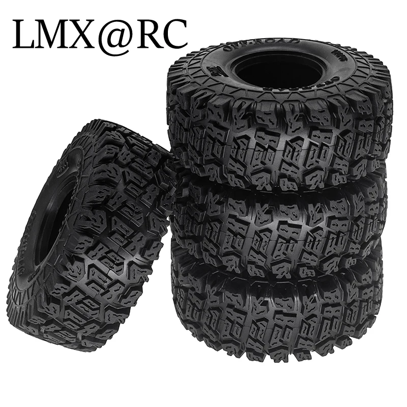 4 stuks 120mm 1.9 "Metalen Beadlock Velg Rubber Band Set voor 1/10 RC Crawler Auto Traxxas TRX4 RC4WD D90 Axiale SCX10 II III MST