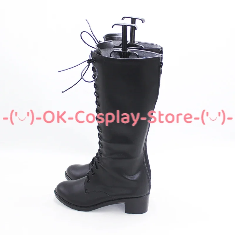 [Personalizzato] Mahoutsukai No Yakusoku Faust Scarpe Cosplay Anime Gioco di ruolo Costume Prop Halloween Carnevale Festa Stivali in pelle PU