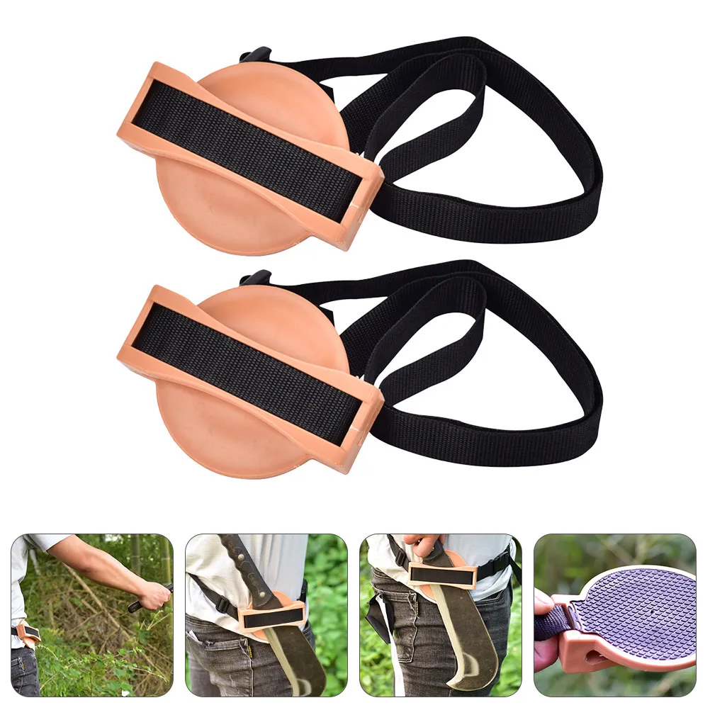 

2Pcs Professional Cutter Storage Holder Durable Wear-Resistant Adjustable Waist Belt Non-Slip Design Outdoor Supplies