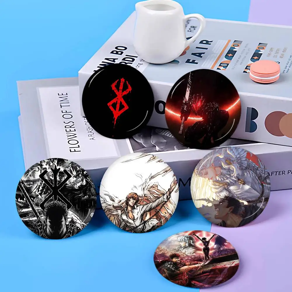 Berserk Guts Hot Anime 32/44/58MM Customizable Button Pins Cute Funny Creative Badge Jewelry Decor Gifts for Friends