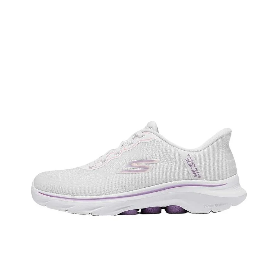 Skechers Slip ins Soft And Comfortable Abrasion Resistant Abrasion Resistant Low top Casual Shoes Women's White 125259-WPK