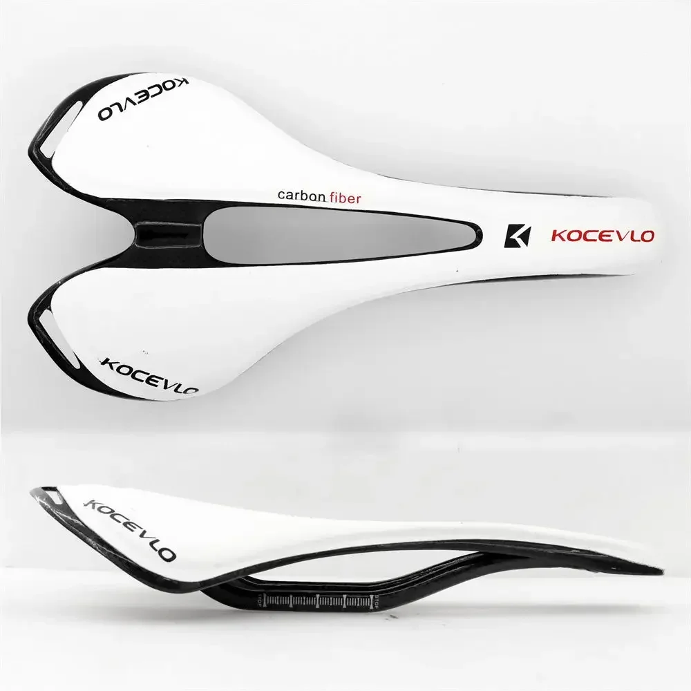

Premium Kocevlo Carbon Fiber MTB Saddle Comfortable Blue Bicycle Seat for Mountain Bikes