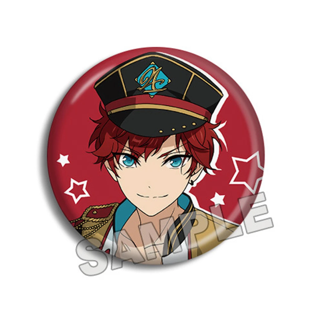 58mm Anime Ensemble Stars ALKALOID CrazyB Knights Cosplay COSTUME Badge Pin SPTE Tinplate Brooch﻿ Prop