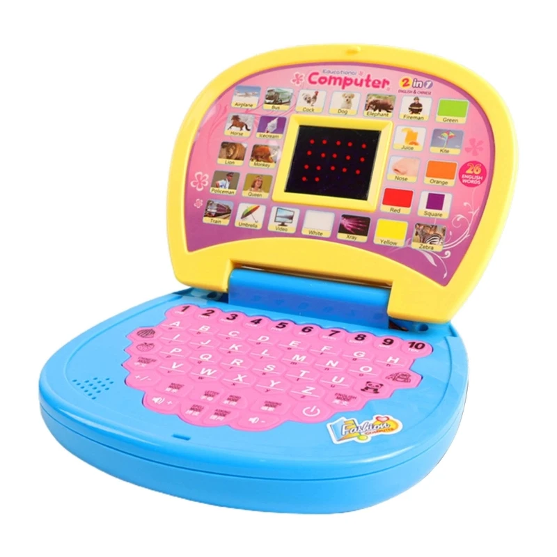 Portable Electronic Laptop Toy for Children Early Chinese&English Education Toy