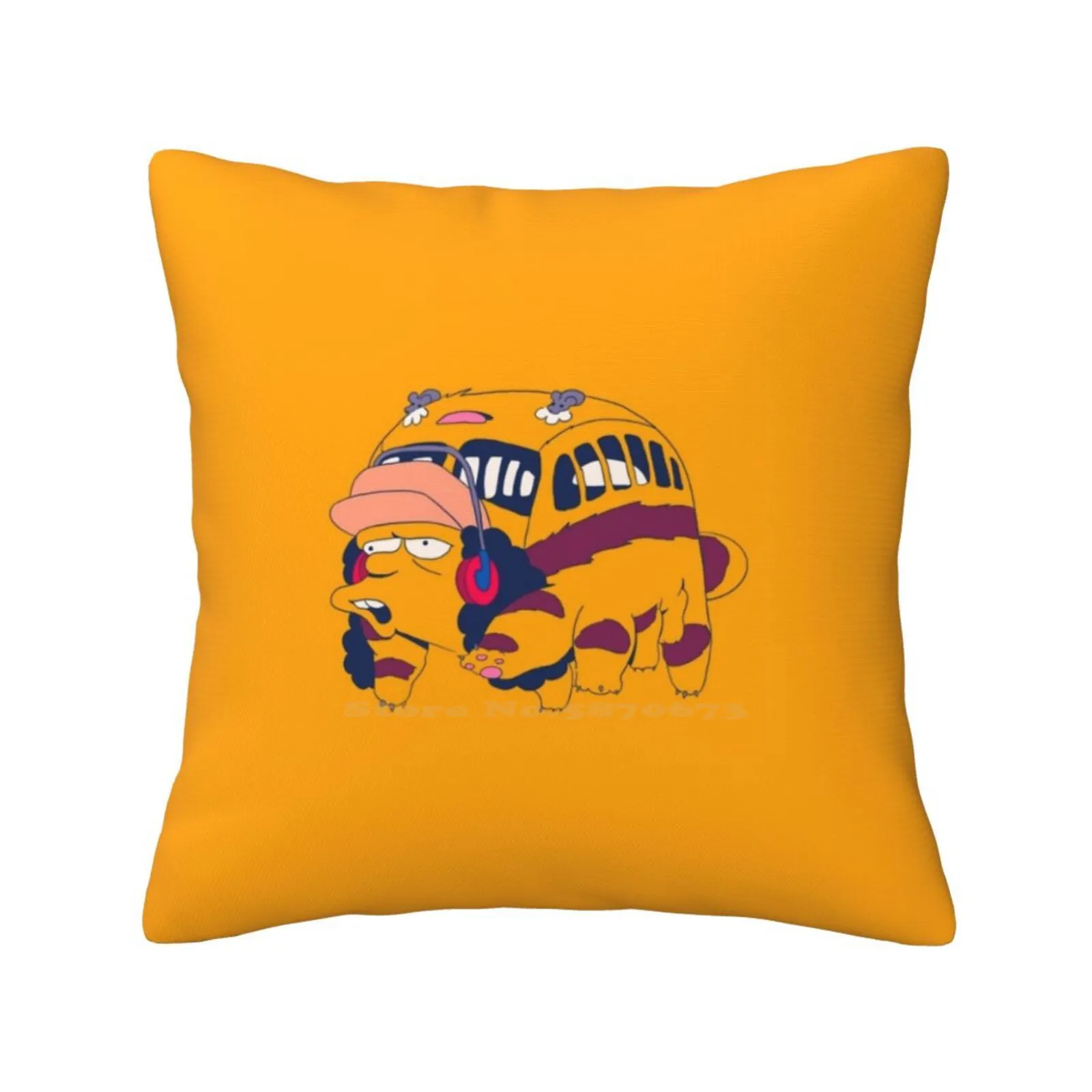 Livin’ The Dream-Otto X Catbus Mash-Up Soft Comfortable Pillowcase Otto Totoro Dream