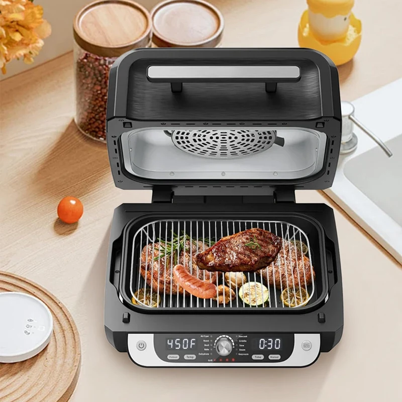 

【BUY NOW】Cooking Grate for Ninja Woodfire,Grill Hot Air Fryer Grill Grate, Stainless Steel Fryer Grill, Air Fryer Accessories