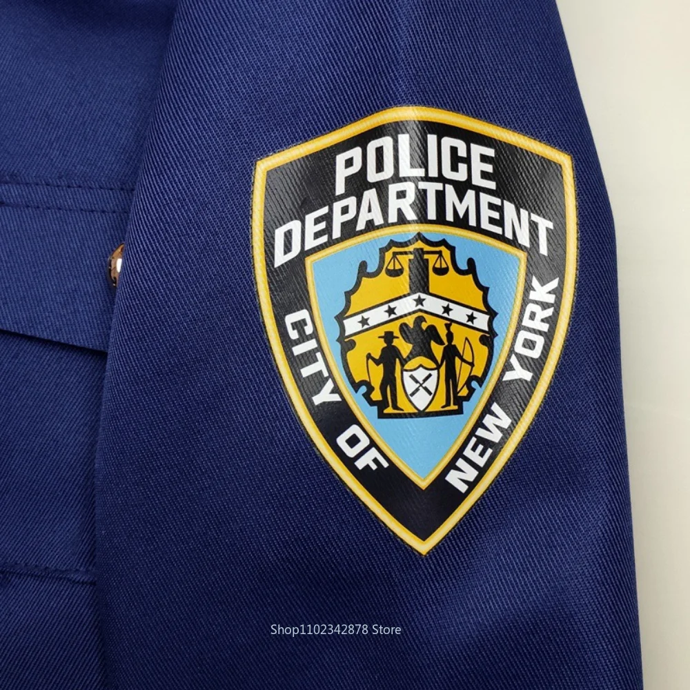 Uniforme della polizia dei bambini Costume Cosplay della polizia di New York ragazzo ragazza vestiti del poliziotto Set regalo della festa di carnevale di stabulary