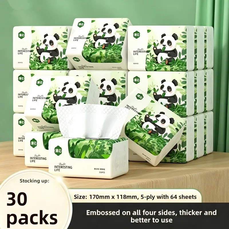 10packs20packs30packs-of-native-wood-pulp-paper-flexible-and-delicate-facial-tissue-paper-napkins-5layer-thick-toilet-paper