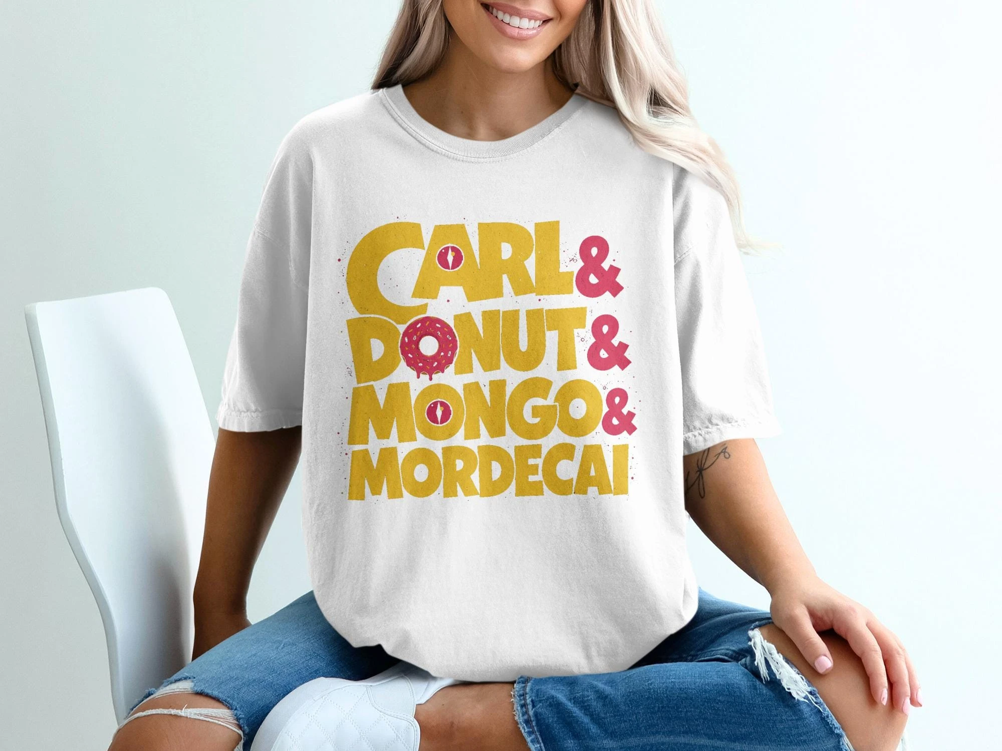 Dungeon Crawler Carl Carl Donut Mongo Mordecai Tee Lit RPG Gamer Graphic Casual Crew Neck T Shirt