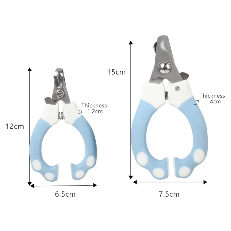 Pets Stainless Steel Nails Clipper Cutter with Nail File Dog Cat Nail Grooming Scissors Pets Grooming Tool