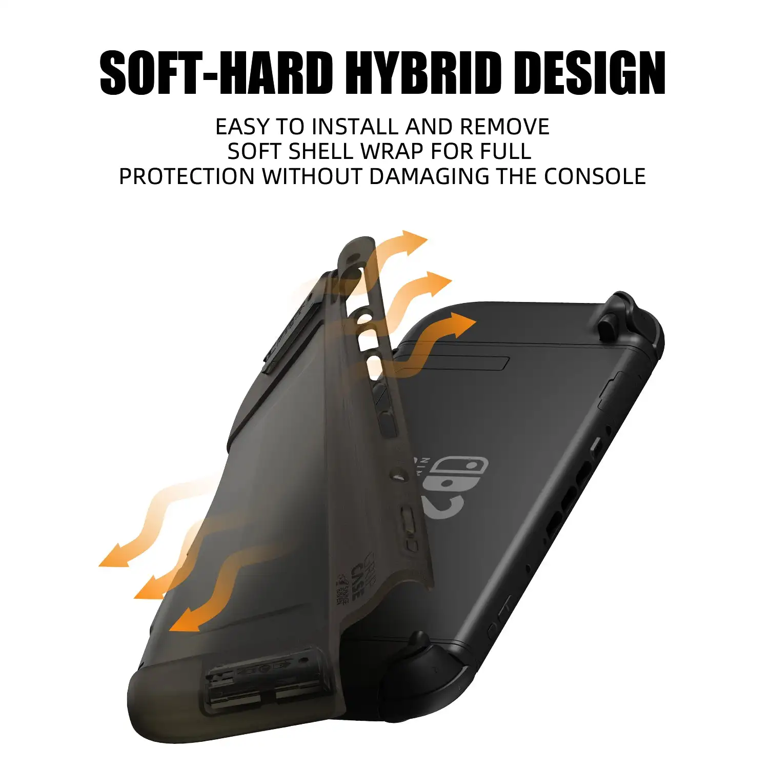 Savage Raven by Skull & Co. GripCase with Replaceable Ergonomic Grip Protective Case for Nintendo Switch 2 NS2 Game Console - Image 5
